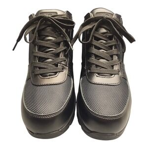 Mountain Gear D-Day Hiking Boots Mens 9.5 Black Upper Leather Round Toe 31635201